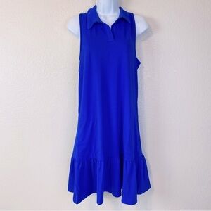 Gottex Royal Blue Golf Tennis Athletic Dress Size M